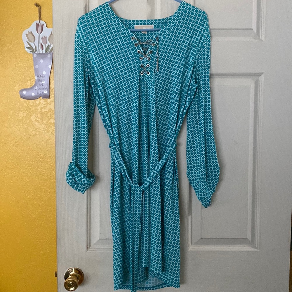 small MK dress with belt
